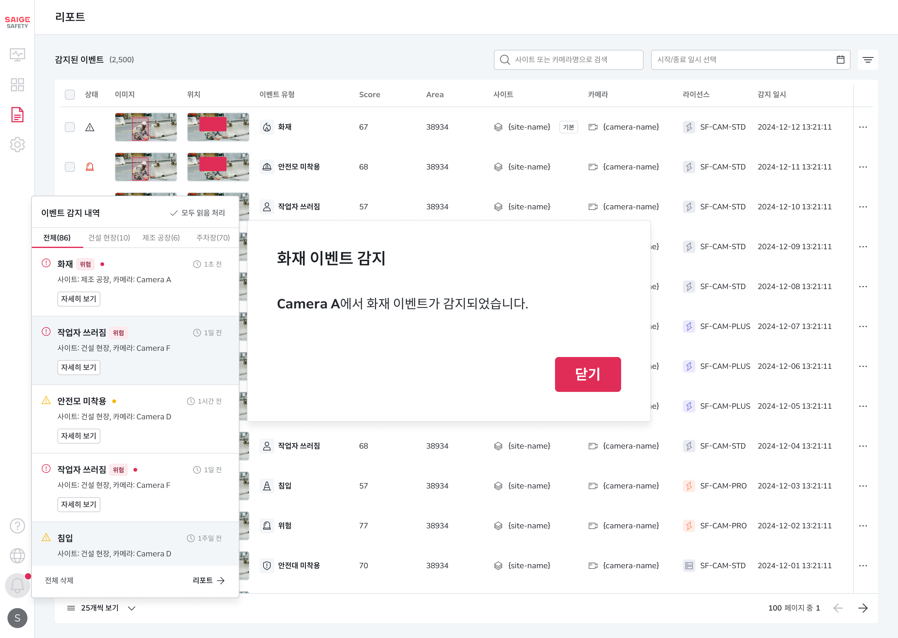 이상 동작 데이터 통계 분석